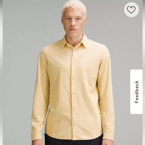 Lululemon Comission Long Sleeve Button-Up Shirt Menium